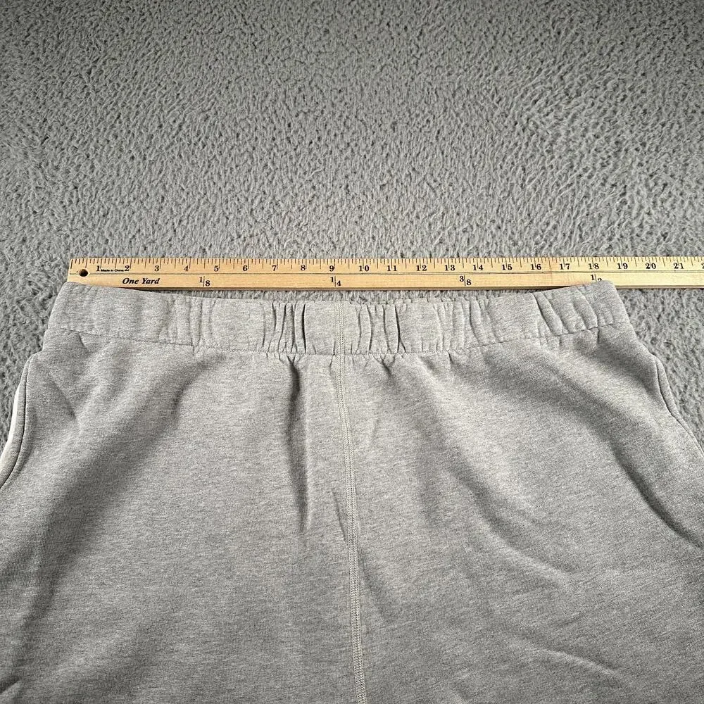 Lady White Co Sweat Shorts Mens XL Gray Cotton Fleece Elastic Waist Made In USA